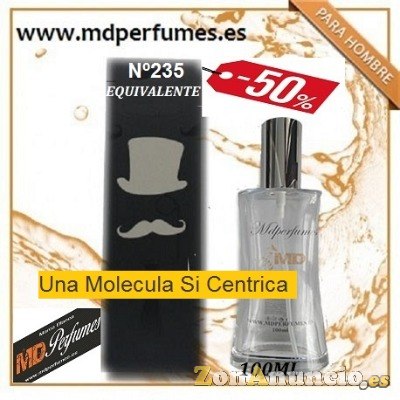 Oferta Perfume Hombre Nº235 Una Molecula Si Centrica